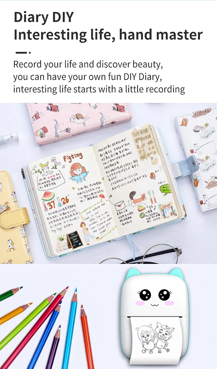 Mini impresora térmica Gatito 😻